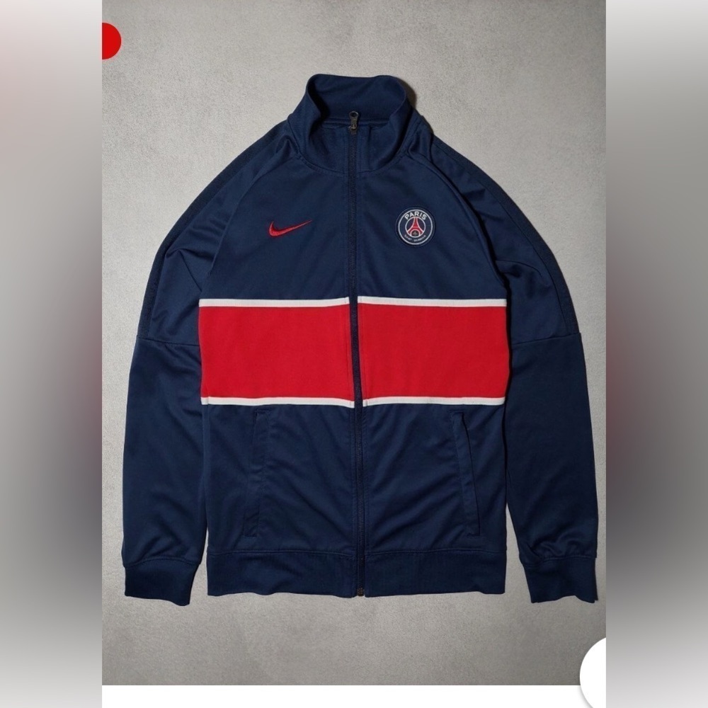 Nike X PSG S Colorbloack Full Zip Track Jacket XS Paris Olympic VTG SPORTY